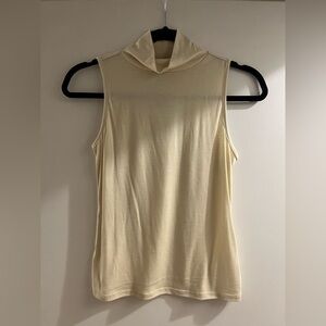 Mock Neck Sleeveless Top